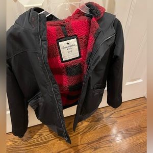 Abercrombie Kids Winter Jacket in Black- Boys 11/12
